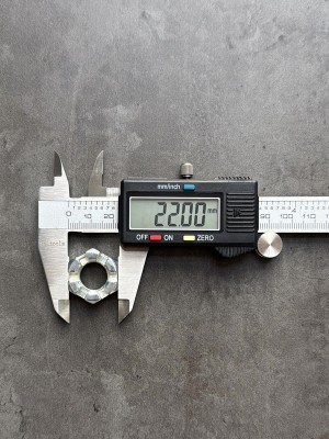 Гайка корончатая, прорезная низкая М14 DIN 937