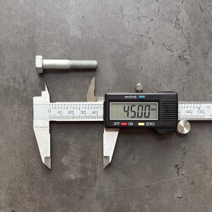 Болт М8х45х1,25 DIN 960 класс прочности 8.8 оцинкованный