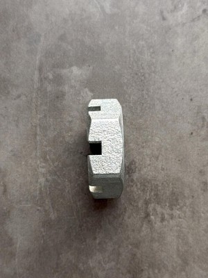 Гайка корончатая, прорезная низкая М30 ГОСТ 5919-73, класс прочности 8, покрытие цинк