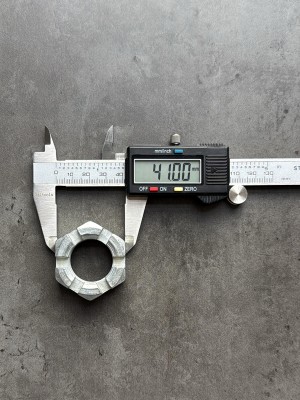 Гайка корончатая, прорезная низкая М27 DIN 937 класс прочности 8